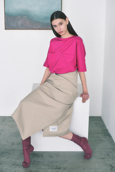 "巻きスカート"ブランケット/Wearable Blanket -skirt-