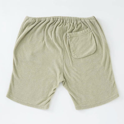 【数量限定！！】両面パイルハーフパンツ〈ライトカーキ、ミントグリーン〉